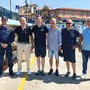 Il sindaco Mager ieri alla pulizia dei fondali del porto vecchio Il sindaco Mager ieri alla pulizia dei fondali del porto vecchio