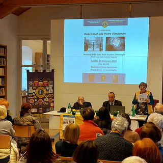 Ventimiglia: 'Dalla Shoah alle pietre d'inciampo', successo di pubblico per la conferenza del prof. Gustavo Ottolenghi (foto)