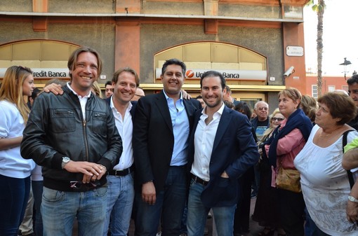 Ventimiglia: iniziato il tour elettorale in provincia di Giovanni Toti "La sfida non è vincere le elezioni ma far tornare la Liguria ad essere una regione dove c'è benessere e lavoro"