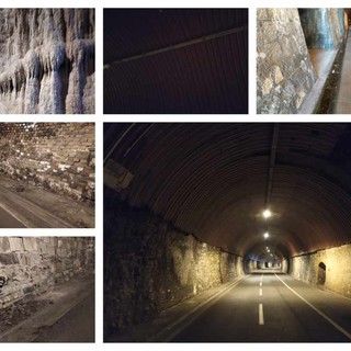 San Lorenzo, infiltrazioni alle pareti e continui guasti all'illuminazione, la galleria della ciclabile nel degrado (Foto e Video)