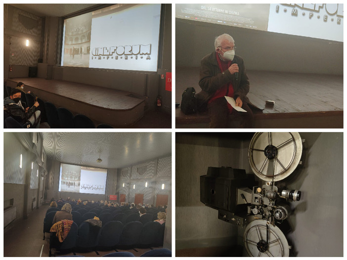 Imperia, riapre il Cineforum: ieri le prime proiezioni. Il presidente De Lucis: “Sfida al covid, la cultura non si arrende al virus” (foto e video) Imperia, riapre il Cineforum: ieri le prime proiezioni. Il presidente De Lucis: “Sfida al covid, la cultura non si arrende al virus” (foto e video)