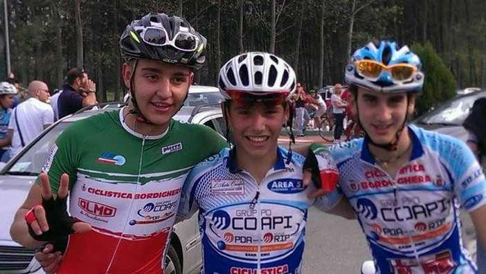 Ciclismo: un podio tutto per la Ciclistica Bordighera a Rosta Ciclismo: un podio tutto per la Ciclistica Bordighera a Rosta