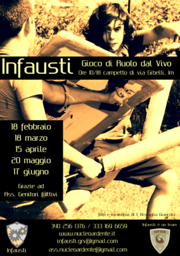 Imperia: con il team 'Infausti' di Nucleo Ardente Softair, giornate di giochi di ruolo al campetto di via Gibelli