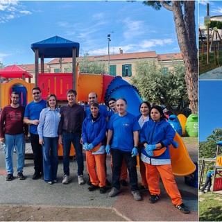 Un gesto di solidarietà per la comunità, pulizia generale dei giochi per bimbi nei parchi di Camporosso (Foto e video) Un gesto di solidarietà per la comunità, pulizia generale dei giochi per bimbi nei parchi di Camporosso (Foto e video)