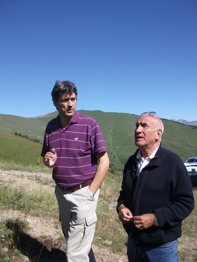 L'assessore Giacomo Raineri durante il sopralluogo