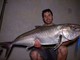 Ventimiglia: pesca eccezionale per Giuseppe Fantini, catturata una ricciola di quasi 13 kg