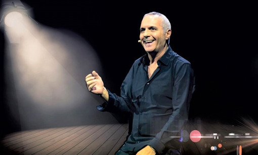 Giorgio Panariello in 'E se Domani...' al Teatro Ariston di Sanremo Giorgio Panariello in 'E se Domani...' al Teatro Ariston di Sanremo