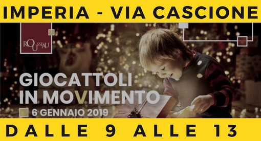 Imperia: domani, giornata dedicata al riuso, riciclo e donazione dei giocattoli ‘Giocattoli in MoVimento’