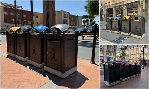 Raccolta differenziata, nuovi gettacarte a Ventimiglia: iniziata la posa (Foto) Raccolta differenziata, nuovi gettacarte a Ventimiglia: iniziata la posa (Foto)