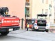 Sanremo, perdita di gasolio dalla cisterna di un condominio: intervengono i vigili del fuoco (foto)