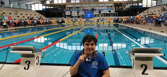 Ai Campionati di Nuoto paralimpico FINP, due ori e un argento per la nuotatrice sanremese Giorgia Amodeo (foto)