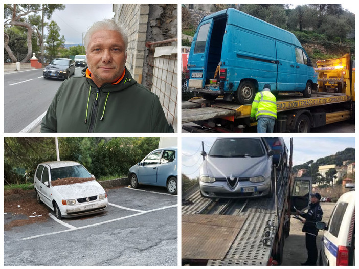 Imperia, rimosse dai vigili 8 auto abbandonate. Assessore Gagliano: “Amministrazione sempre in prima linea per migliorare la nostra città” (foto) Imperia, rimosse dai vigili 8 auto abbandonate. Assessore Gagliano: “Amministrazione sempre in prima linea per migliorare la nostra città” (foto)