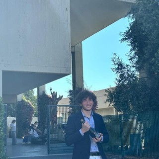 Castelvittorio, il giovane Gabriele Parenti maturando doc: 100 agli esami di Stato
