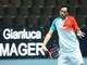 Il tennista sanremese Giankuca Mager in azione Il tennista sanremese Giankuca Mager in azione