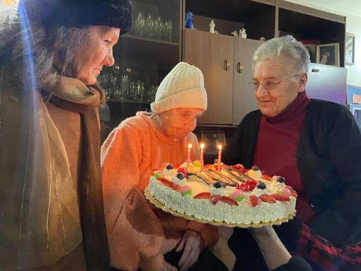 Tavole festeggia la 'Super Nonna' dell'alta val Prino: auguri a Miglia per i suoi 100 anni