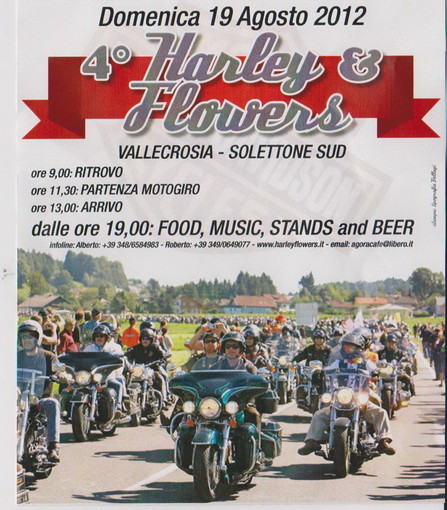 Domani a Vallecrosia il 4° Motoraduno organizzato dall'Harley & Flowers Sanremo Domani a Vallecrosia il 4° Motoraduno organizzato dall'Harley & Flowers Sanremo