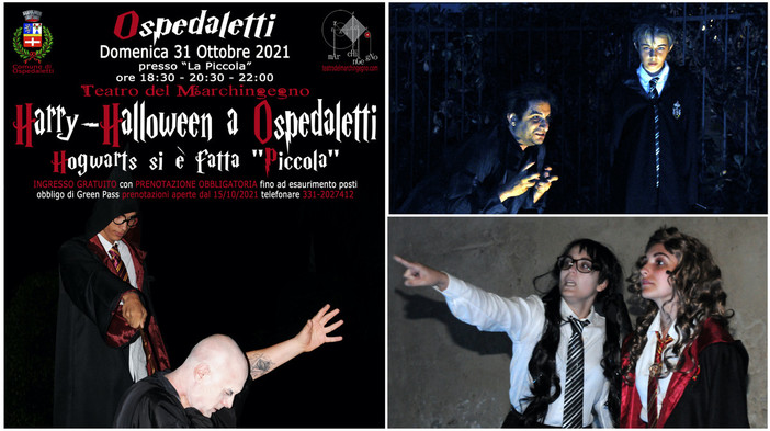 L'atmosfera di Halloween cala sul magico mondo di Harry Potter: domenica lo spettacolo a Ospedaletti L'atmosfera di Halloween cala sul magico mondo di Harry Potter: domenica lo spettacolo a Ospedaletti