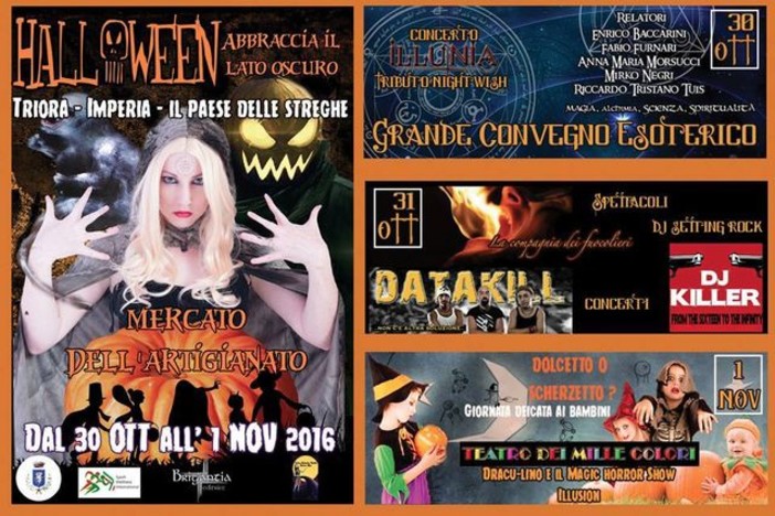 Triora: torna Halloween nel borgo. Ecco il programma delle giornate dal 30 ottobre al 1° novembre Triora: torna Halloween nel borgo. Ecco il programma delle giornate dal 30 ottobre al 1° novembre