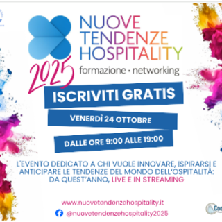 Nuove tendenze Hospitality 2025: Innovazione formazione e un nuovo format interattivo per l'ospitalità italiana Nuove tendenze Hospitality 2025: Innovazione formazione e un nuovo format interattivo per l'ospitalità italiana