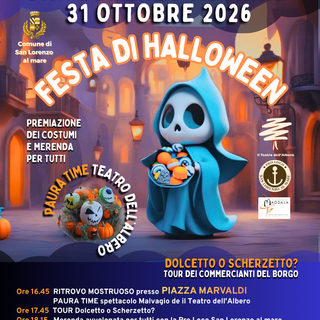 San Lorenzo al Mare, al via la festa di Halloween nella nuova Piazza Marvaldi
