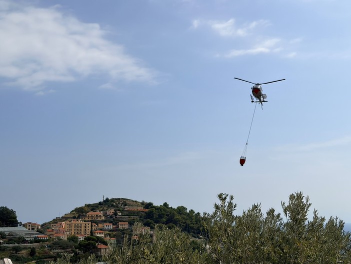 Sanremo, incendio a Poggio: il plauso di una lettrice ai vigili del fuoco e all'elicottero Sanremo, incendio a Poggio: il plauso di una lettrice ai vigili del fuoco e all'elicottero