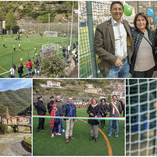 Badalucco in festa per la consegna del rinnovato campo sportivo, ad Alberto Bianchi il "Giorgino d'Oro" (foto e video)