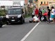 Vallecrosia: incidente in via Roma all’altezza dell’ex centrale elettrica, ragazza perde il controllo dello scooter e cade a terra