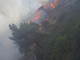 Anche i Vigili del Fuoco francesi al lavoro per spegnere l'incendio di Olivetta San Michele