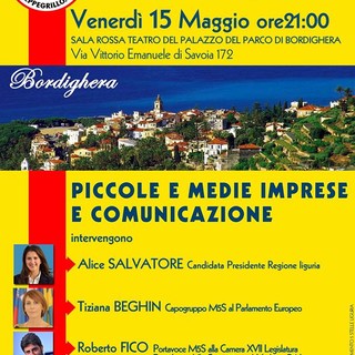 #ElezioniRegionali: questa sera al Palazzo del Parco, incontro pubblico del M5S sul tema 'Piccole e medie Imprese e comunicazione' #ElezioniRegionali: questa sera al Palazzo del Parco, incontro pubblico del M5S sul tema 'Piccole e medie Imprese e comunicazione'