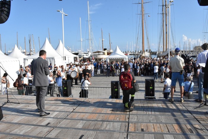 Un momento dell'inaugurazione del 2019