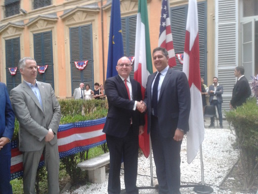La Liguria celebra l’Indipendence Day degli Stati Uniti alla presenza del Console Generale Philip Reeker