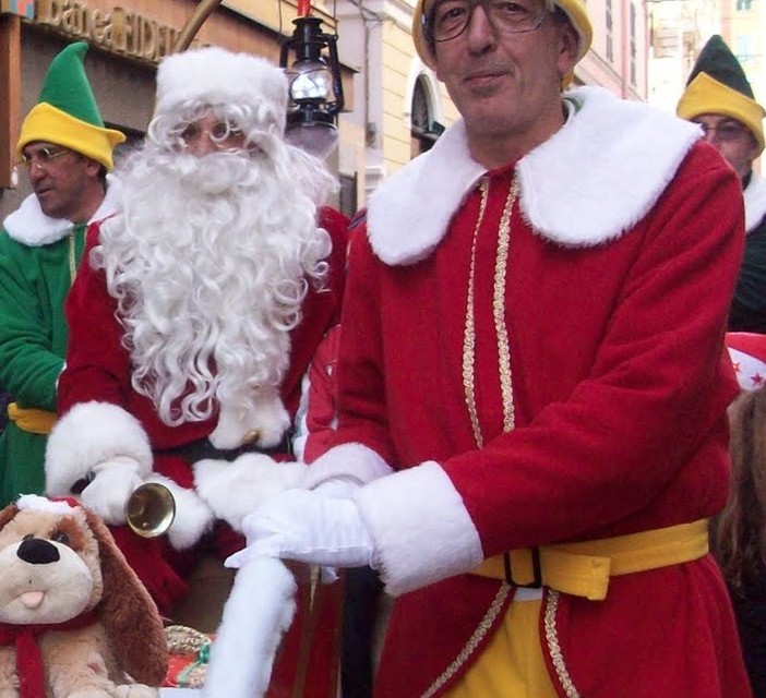 Sanremo: Babbo Natale e la sua renna Rudolph aspettano i bambini alla "Tana del Bianconiglio" per festeggiare Natale