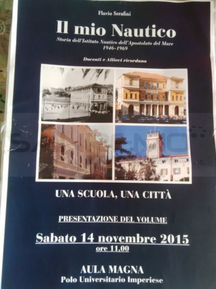 Imperia: presentazione del libro 'Il mio nautico' del Comandante Serafini presso il Polo Universitario Imperiese