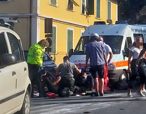 Diano Marina, incidente ai piedi di capo Berta, grave giovane a bordo di una moto