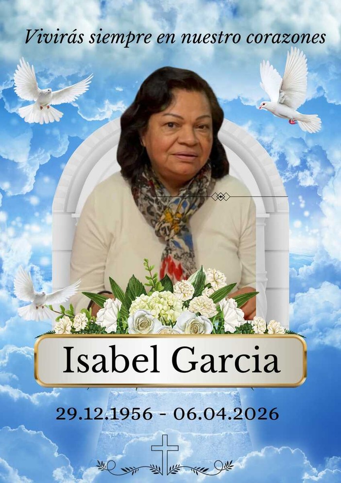 Sanremo, lutto per la scomparsa di Isabel Garcia de Lagonigro