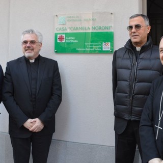 Ventimiglia: inaugurata in via Chiappori la casa 'Carmela Moroni' che sarà gestita da Caritas, Suetta "Una risposta alle emergenze abitative" (Foto e Video)