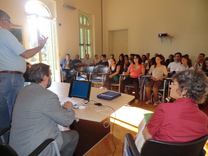 La prima lezione di questa mattina