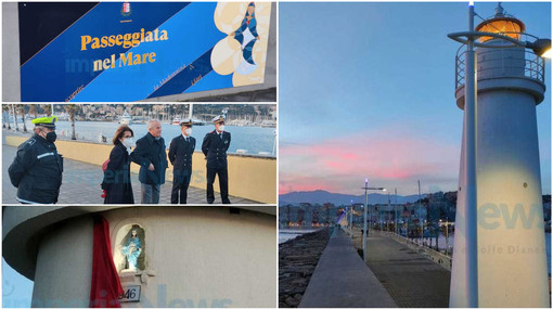 Imperia, nuova vita per il molo lungo di Porto: inaugurata la Passeggiata nel Mare. Il sindaco Scajola: “Unito sicurezza e storia"