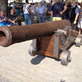 Diano Marina: inaugurato oggi il restauro del Cannone, Za: "Un simbolo di rivalsa e di rinascita"