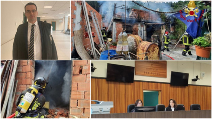 Seminò il panico a Calderara in valle Arroscia appiccando un incendio: assolto perché incapace di intendere e di volere