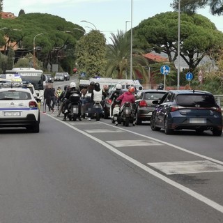 Sanremo, incidente stradale a Bussana: viabilità ripristinata
