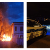 Vallecrosia, fumo e fiamme sul lungomare: polizia locale e vigili del fuoco in azione (Foto e video) Vallecrosia, fumo e fiamme sul lungomare: polizia locale e vigili del fuoco in azione (Foto e video)