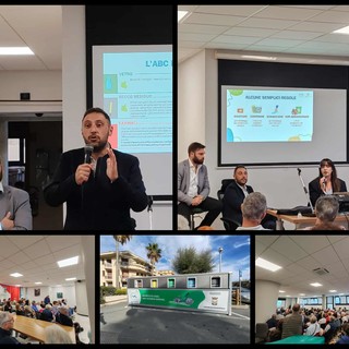 Raccolta differenziata, nuove ecoisole informatizzate a Vallecrosia: folla di cittadini agli incontri informativi (Foto e video)