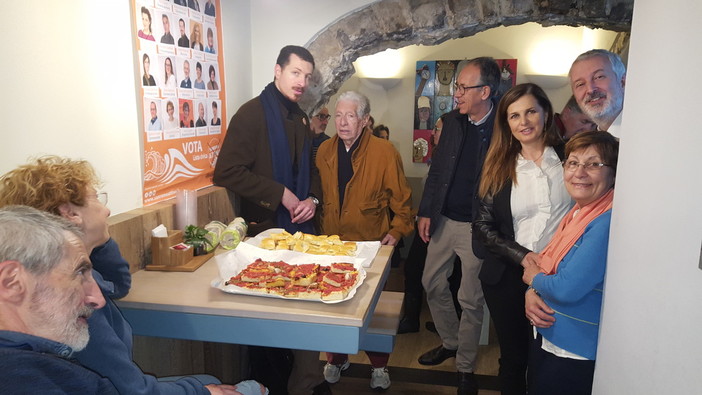 Elezioni comunali a Sanremo: Alberto Biancheri e i candidati di Sanremo Attiva Paola Silvano e Cesare Depaulis incontrano i sostenitori