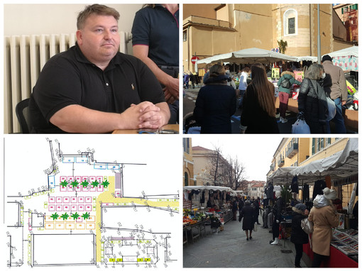 Mercati settimanali a Imperia, Oneglio: “Ecco le nuove mappe con i banchi ‘distanzati’”