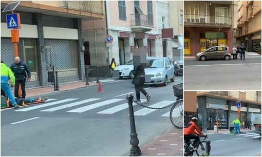 Incidente a Bordighera, mobilitazione di soccorsi in via Vittorio Emanuele II (Foto) Incidente a Bordighera, mobilitazione di soccorsi in via Vittorio Emanuele II (Foto)