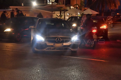 Sanremo: per mancata precedenza, scontro tra auto e moto oggi pomeriggio davanti al Morgana