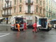 Sanremo: auto si scontra contro un'ambulanza. Curioso e fortunatamente senza gravi conseguenze, incidente in via Roma