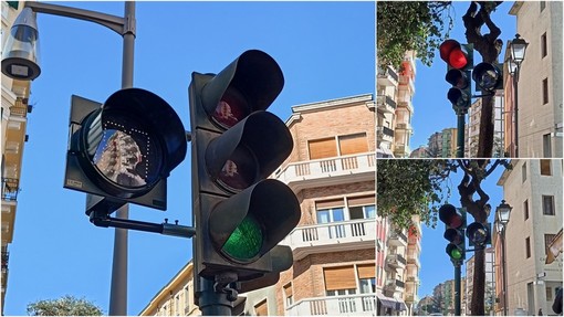 Sicurezza stradale, a Ventimiglia spuntano i semafori temporizzati (Foto e video)