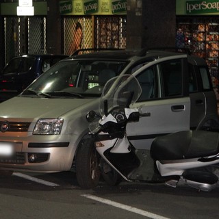 Sanremo: lieve incidente in via Pietro Agosti, 18enne portato in Ospedale
